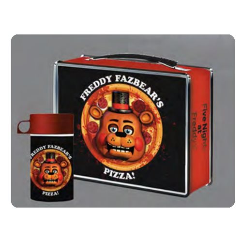 Five Nights at Freddy's Pizza Lunchbox with Drink Container